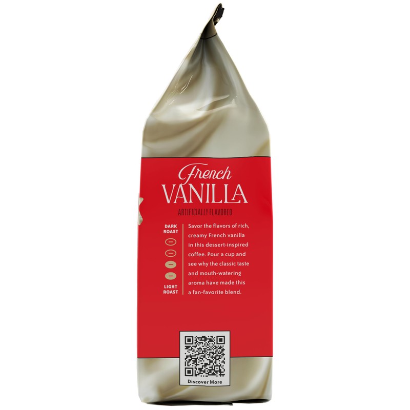 Community Coffee French Vanilla Flavored 72 Ounces, Medium Roast Ground