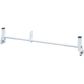 Buyers Products 1501311 Crossbar for Van Ladder Rack, White Powder Coated Roof Rack, Contractor Rack for Vans, Cargo Rack