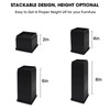 MYMULIKE Stackable Furniture Risers, 2 Inch Bed Risers, 4/6/8 Pack