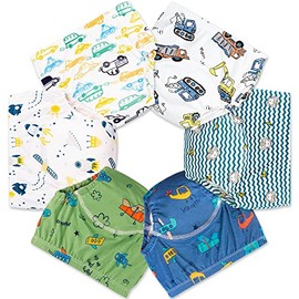 Baby Boys Training Pants Underwear, Toddler Boys Potty Pee Training Underwear 6 Pack Blue 3T