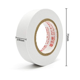 Maveek PVC Electrical Insulation Tape - 20m x 19mm (6 Pack White)