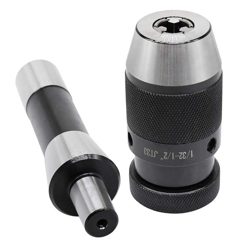 Earl Diamond Super Heavy Duty 1/32"-1/2" Drill Chuck with R8