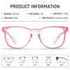 MEIGIX Stylish Safety Glasses, Clear Anti-Fog Anti-Scratch Protective Glasses For