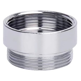 XNTONG Faucet Aerator Adapter - 55/64 inch Female to 55/64 inch Male Adapter, Chrome Brass Sink Adapter, for Kitchen and Bathroom Faucet Adapter Kit Connection (F22-M22)