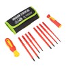 OEMTOOLS 22593 10 Piece Insulated Screwdriver Set, 4 Flathead Screwdrivers,
