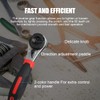 CMTOOL Adjustable Ratchet Wrench Kit for 6-22mm Screw, Portable Adjustable