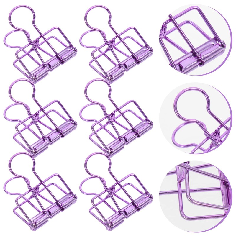 Large Paper Clips Binder Clips Bulk 10Pcs Clips Paper Clips