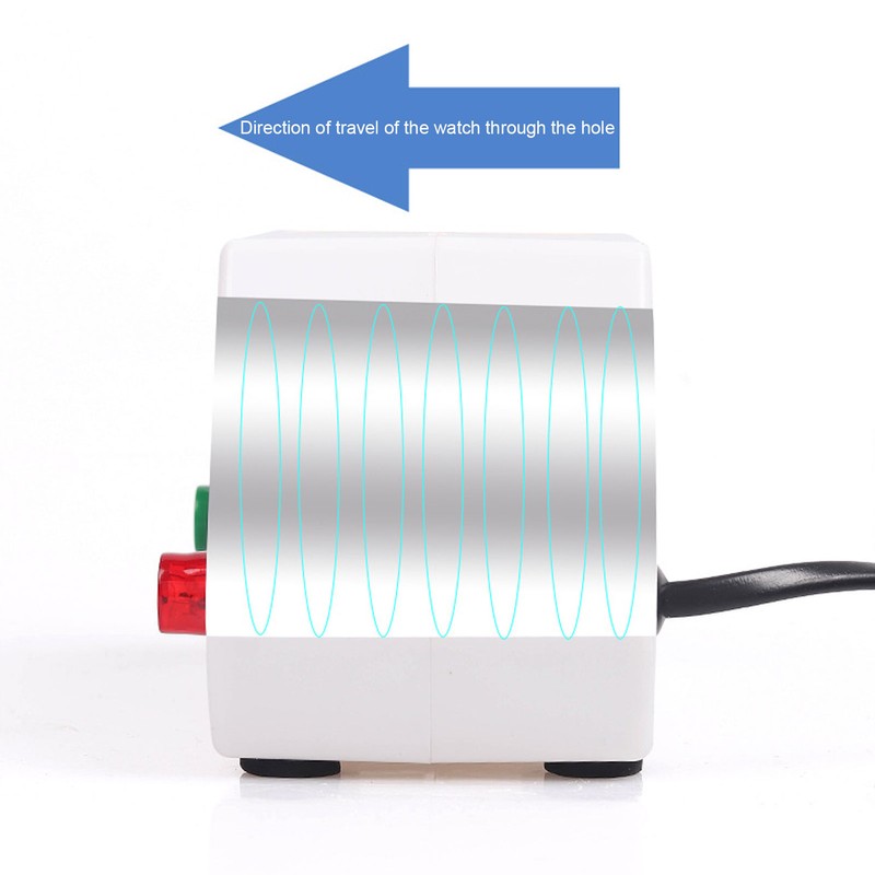 Watch Demagnetizer ABS Housing Portable Power On Indicator Watch Demagnetization