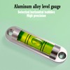 Aluminum alloy high-precision 180 degree adjustable level ruler, small level