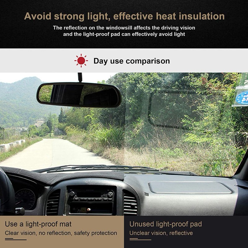 Unbranded Dashboard Cover Dashmat Dash Mat Pad For Honda Civic