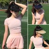 Paquete de 3 gorros deportivos con visera para mujer y