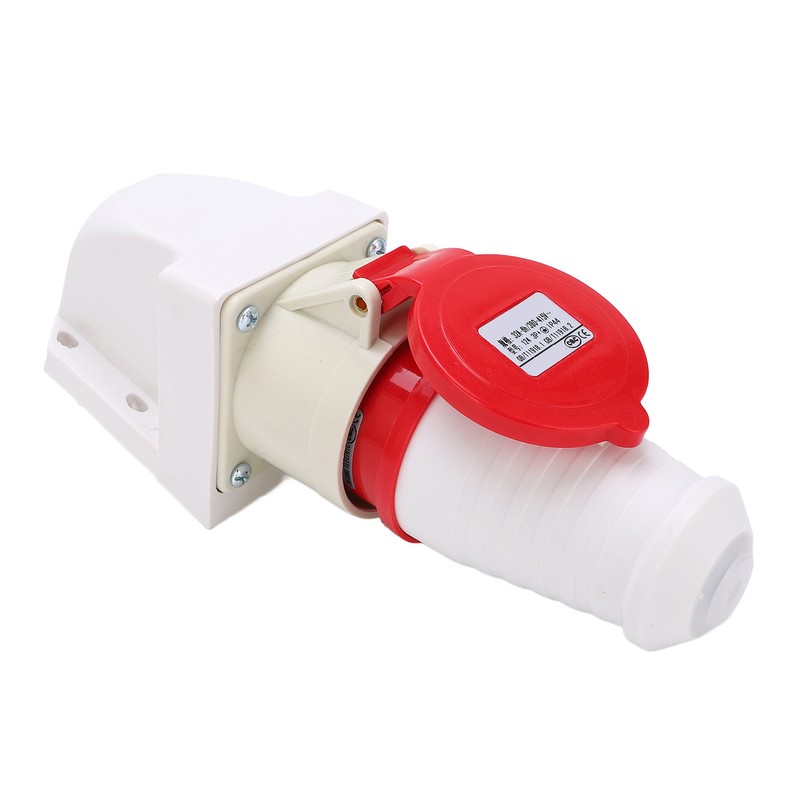 Industrial Plug Socket 380415V 32A 4Pin 3P+E IP44 Waterproof Surface