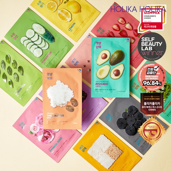 Holika Holika [20 sheets + 20 sheets] Pure Essence Mask