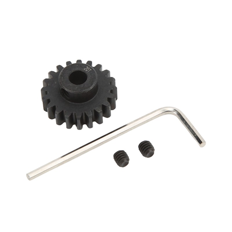 20T Pinion Gear with Set Screws Mod 1 5mm Shaft