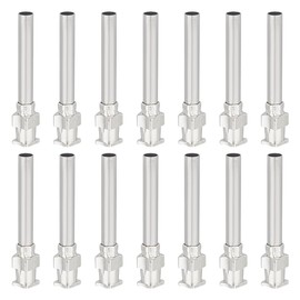 UNICRAFTALE 15Pcs Dispensing Needles Stainless Steel Blunt Tip Needle Set Dispensing Blunt Tip Luer Lock Needles Metal Blunt Needles Glue Dispensing Machine Accessories Hole 3mm