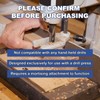 Devvicoo 6PCS Square Hole Drill Bit Set for Mortise and