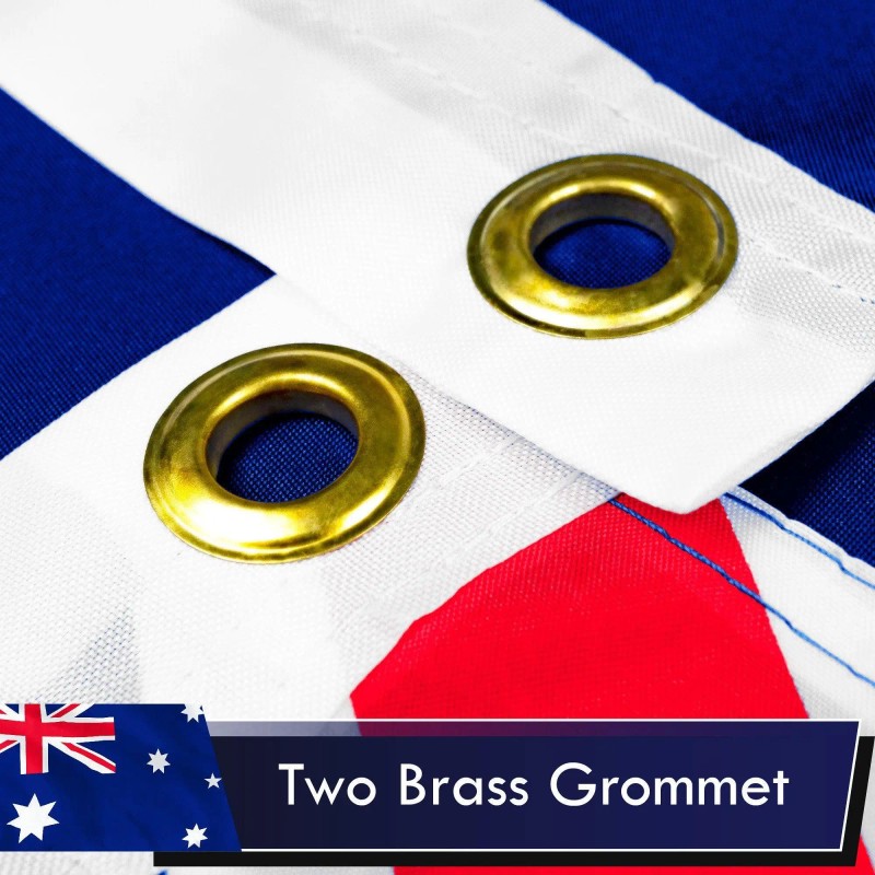 UD_Australia Australian Flag 3x5 Ft 2-Pack Printed Polyester By G128