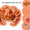 Crab Crackers and Tools, 11Pcs Seafood Tools Set - 2*Crab