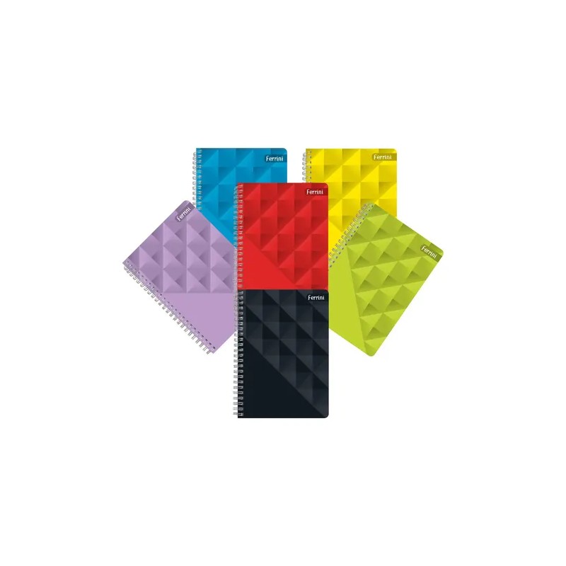 Cuaderno Profesional Ferrini 6pk Doble Aro Unicolor 120h Color CUADRO