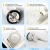 Lychee Light Flush Valve Replacement Parts for One-piece Toilets, 2