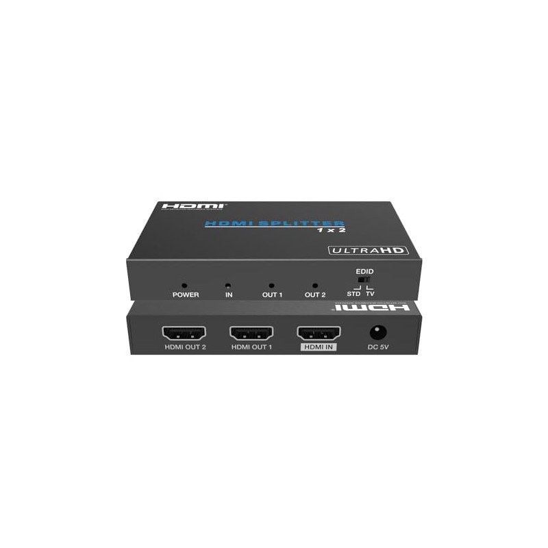 DVDO 4K 1x2 HDMI Splitter | Supports Resolutions up to