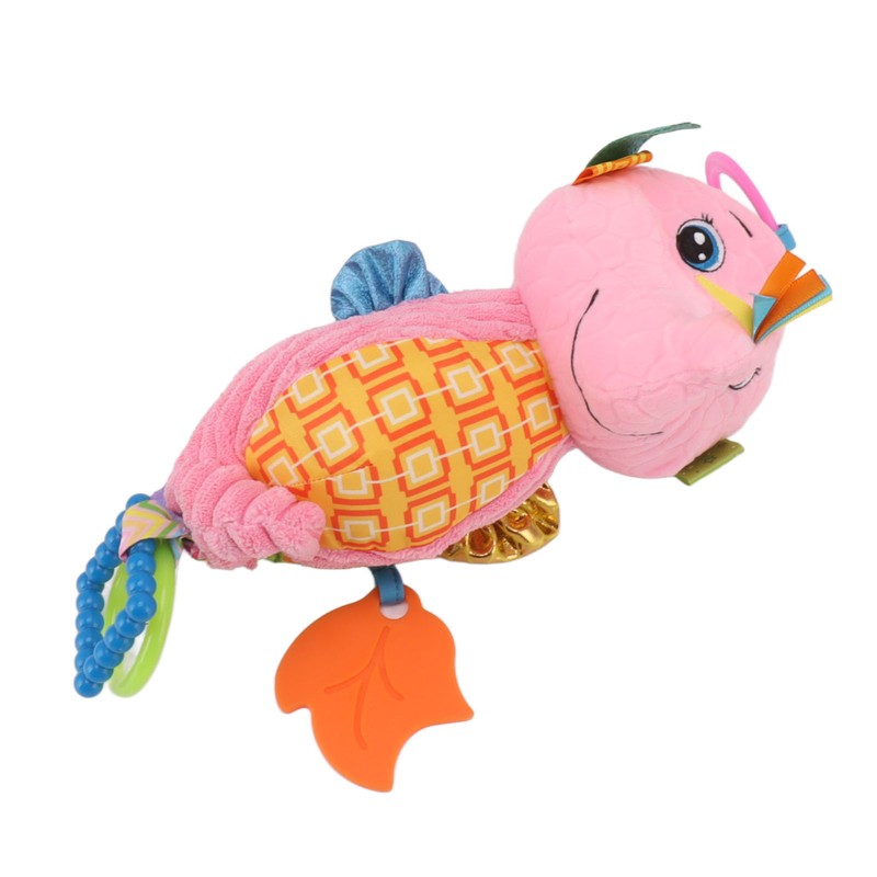 Stuffed Hanging Rattle Doll Soft Sea Horse Cartoon Hanging Plush