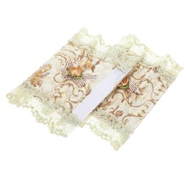 DOITOOL 2pcs Refrigerator Handle Gloves Covers Fridge Cover to Protect Refrigerator Wrap Refrigerator Handle Protector Lace Refrigerator Handle Cover Door Polyester (polyester)