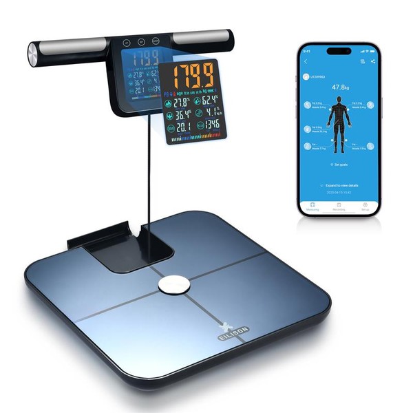 EILISON Smart Scale for Body Weight: 8-Electrode Precision Digital Bathroom