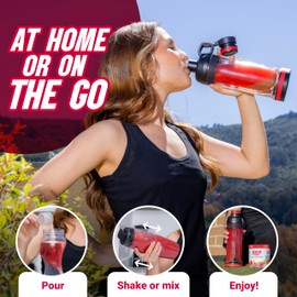 Terra Kai Organics JUCE Reds Organic Superfood Powder - Garden Berry Flavor | Fruit & Veggie Powder for Everyone w/64 Immune Boosting Superfood Plus Probiotics for Gut Health | 20 Servings (230g)