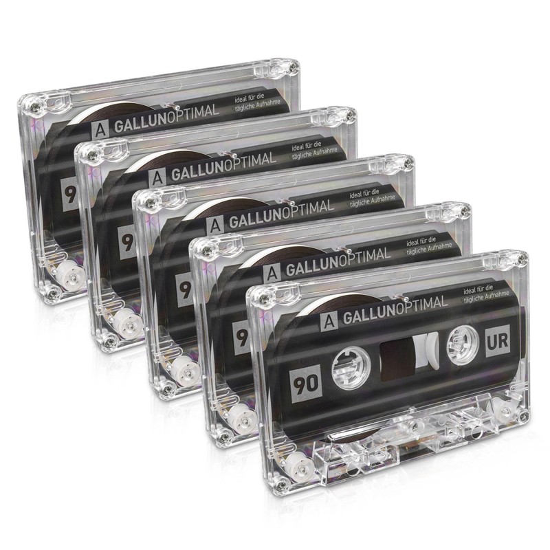 GALLUNOPTIMAL UR90 Audio Cassettes (UR) 90 Minutes - Empty Cassettes