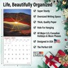 RED EMBER National Parks with Inspirational Quotes 2025 Wall Calendar