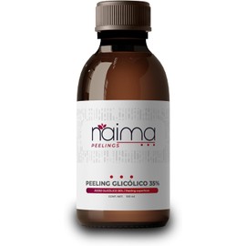 NAIMA Peeling Ácido Glicólico 35%, 100 ml Peeling Facial Exfoliante Facial Potente para Renovación Celular Líneas Finas, Arrugas y Manchas Todo Tipo de Piel