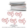 100pcs Paper Clips Prevent Slip Cute Rabbit Shaped Decorative Bookmark