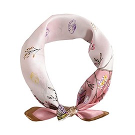 Bllatta Women's Silk Scarf, 100% Silk Scarf, Neckerchief, Silk Scarf, Bandana, Handkerchief, Neck Wrist Packaging, E#