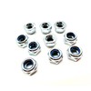 20 Pack of M8 Nyloc Nuts - Self locking with