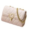 ORIJIRI Women's Shoulder Bag, Handbag, PU Leather, Heart, Cute, 3-Way,