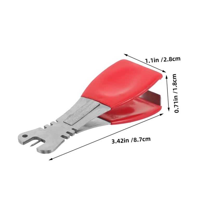 Kisangel 2pcs Line Nipper Quick Knot Tool Compact Fly Fishing