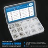 MMOBIEL 315pcs 2.8mm 4.8mm 6.3mm Male and Female Brush Connectors