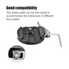 58mm Round Arca Swiss Clamp,Lever QR Clip for Tripod Head