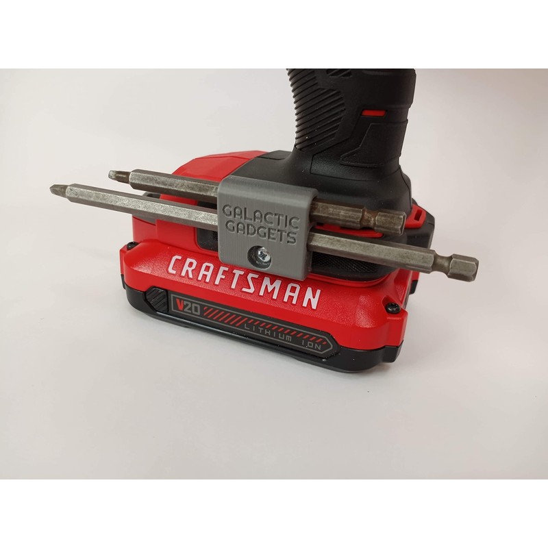 Side Mount MAGNETIC Bit Holder for Dewalt 20V or Craftsman