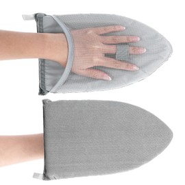 XLIUAX Steamer mitt Glove, Garment Steamer Ironing Glove with Finger Loop Anti Steam Gloves Board Heat Resistant Ironing Mitt for Handheld Garment Accessories for Clothes(Style A)