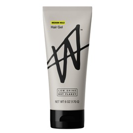 W By Jake Paul Hair Gel for Men, Low Shine, Non-Sticky, Matte Hair Product, Medium Hold, 6 fl oz