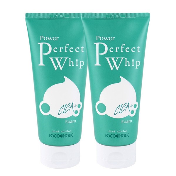(2ea) Foodaholic Power Perfect Cica Plus Whip Foam Cleansing 120ml