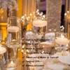 Aignis 24pcs Flameless LED Floating Candles, 120+ Hours Glow Time,