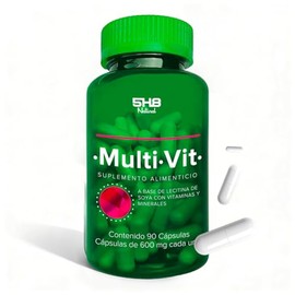 Multivitamínico Vitamina A, C, D, E, Complejo B, Zinc, Hierro 5H8 NUTRITION