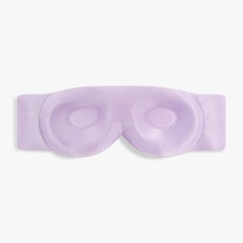 Dore & Rose Aura Sleep Mask, 100% Light Blocking Mulberry Silk Eye Mask (23 Momme), Extra Room for Lashes, Reduces Eye Bags & Dark Circles, Adjustable Travel Deep Sleep Mask for Men & Women (Purple)