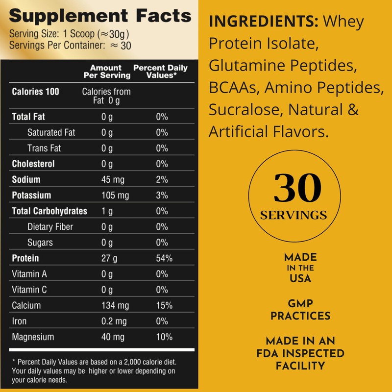 RSN Royal 100% Isolate Protein Powder | 27g Protein Isolate