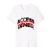 Funny Programmers Access Denied, Private Life Vintage Design Premium T-Shirt