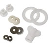 MSV 140335 Stainless-Steel Hinges for MDF / Stainless-Steel Toilet Set