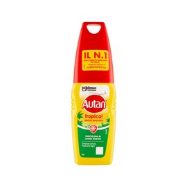 Autan Tropical Vapo, Insetto Repellente e Antizanzare Tigre, Comuni e Tropicali, 1 Confezione da 100 ml, Protezione Lunga Durata